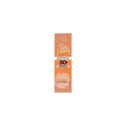Caola hello summer fényvédő arckrém pigment foltok ellen spf50+ 75 ml