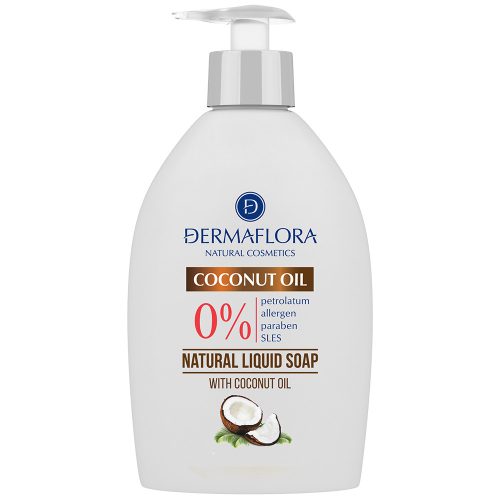 Dermaflora 0% folyékony szappan kókuszolaj 400 ml