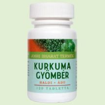 Herbalance Kurkuma-Gyömbér tabletta 120db