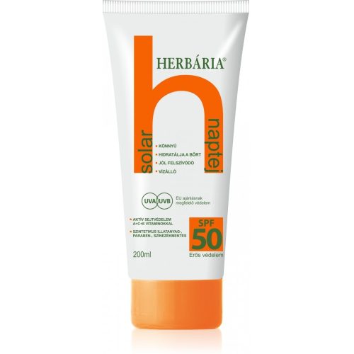 Herbária solar spf 50 naptej 200 ml