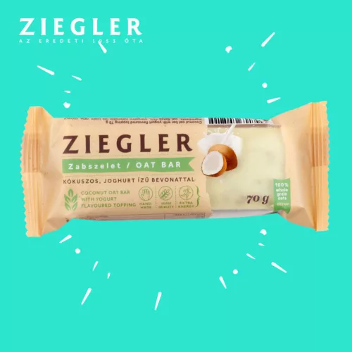 Eredeti ziegler zabszelet kókuszos joghurtos bevonattal 70 g