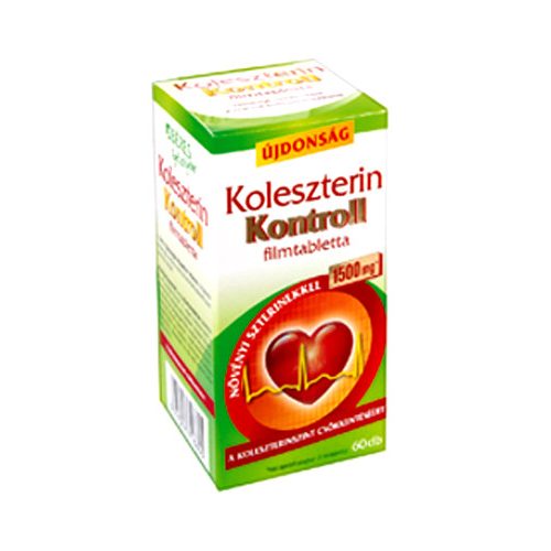 Béres koleszterin kontroll 1500 mg filmtabletta 60 db