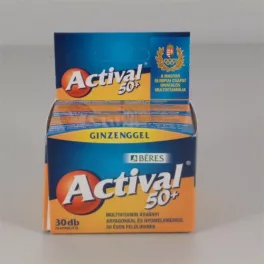 Béres actival 50+ filmtabletta 30 db - bio és vegán étrendkiegészítők