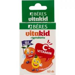 Béres vitakid c-vitamin 50mg rágótabletta 60 db