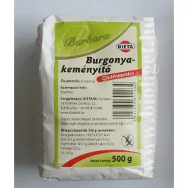 Barbara gluténmentes burgonyakeményítő 500 g - bio és új hullámos étkezés