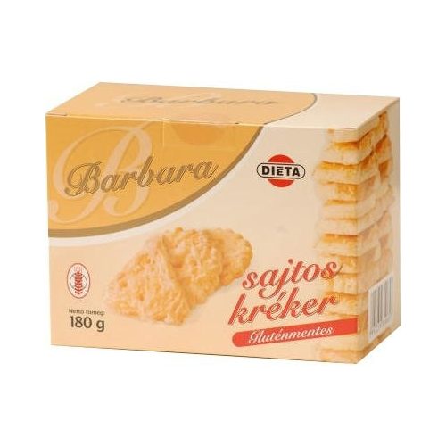 Barbara gluténmentes kréker sajtos 180 g