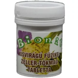 Bionit kisvirágú füzike-zeller-tökmag tabletta 90 db - bio és vegán étrendkiegészítők