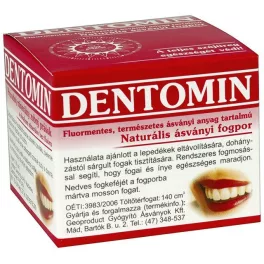 Dentomin fogpor natur 95 g - bio és natúr kozmetikumok