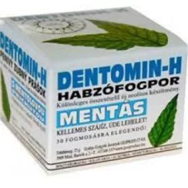 Dentomin-H fogpor mentás 25 g - bio és natúr kozmetikumok