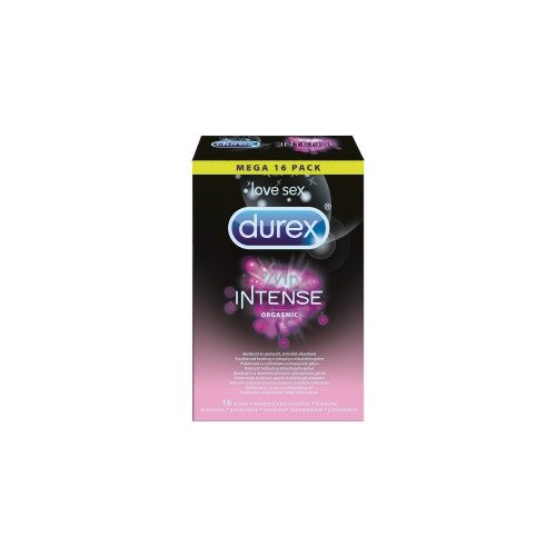 Durex Intense - bordázott és pontozott óvszer (16db)