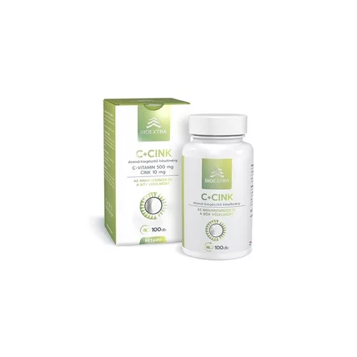 Bioextra c+cink retard étrend-kiegészítő kapszula 100 db