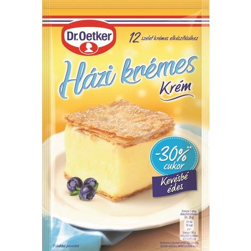 DR.OETKER HÁZI KRÉMES KRÉM -30%CUKOR