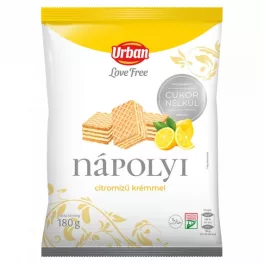 Urban Love Free citromízű nápolyi hcn 180 g - bio és új hullámos étkezés