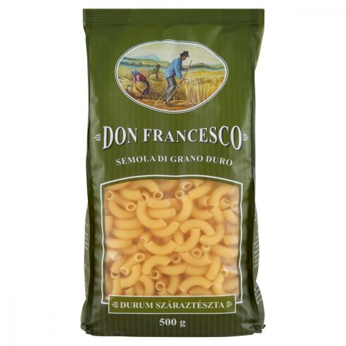 Don francesco cornetti rigati durum tészta szarvacska 500g