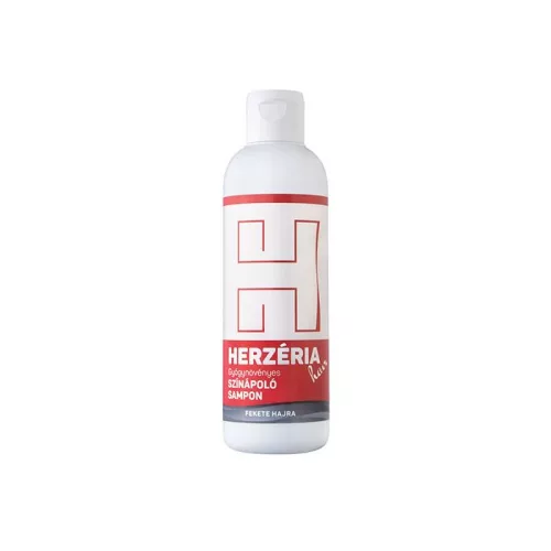 Herzéria hair gyógynövényes színápoló sampon fekete hajra 200 ml - bio és natúr kozmetikumok