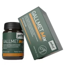 Gallmet mix természetes epesavakat és gyógynövényeket tartalmazó kapszula 90db - bio és vegán étrendkiegészítők