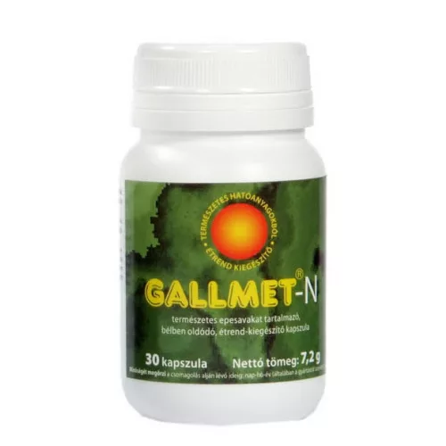 Gallmet-n kapszula 30db - bio és vegán étrendkiegészítők