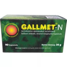 Gallmet-n kapszula 90db - bio és vegán étrendkiegészítők