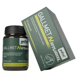 Gallmet-Natural-90 gyógynövény kapszula 90 db - bio és vegán étrendkiegészítők