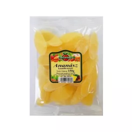 Naturfood kandírozott ananász 150 g - bio és új hullámos étkezés