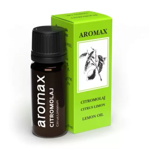 Aromax citrom illóolaj 10 ml - aromaterápiához és wellnesshez