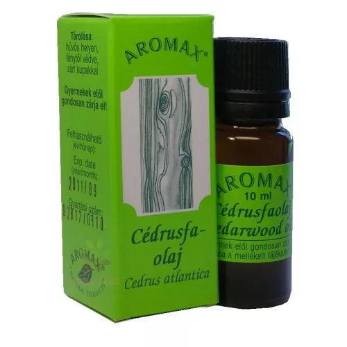 Aromax cédrusfa illóolaj 10 ml - aromaterápiához és wellnesshez