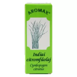 Aromax indiai citromfű illóolaj 10 ml - aromaterápiához és wellnesshez
