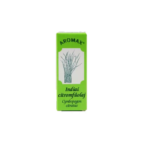 Aromax indiai citromfű illóolaj 10 ml - aromaterápiához és wellnesshez