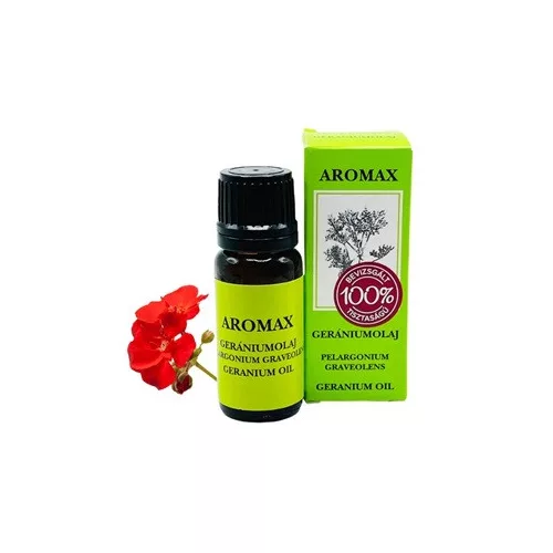 Aromax geránium illóolaj 10 ml - aromaterápiához és wellnesshez
