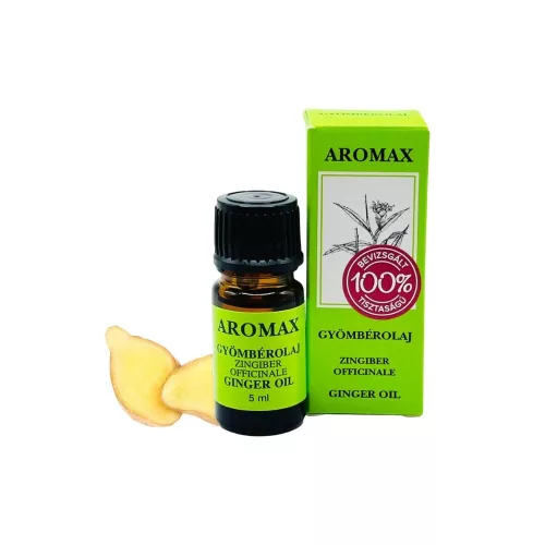 Aromax gyömbér illóolaj 5 ml - aromaterápiához és wellnesshez