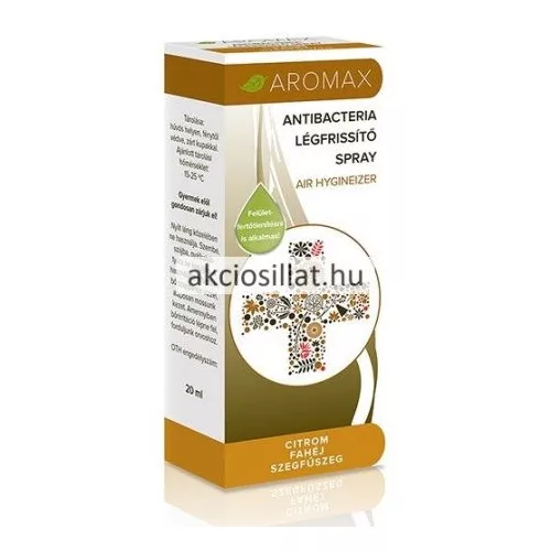 Aromax légfrissítő spray citrom-fahéj-szegfűszeg 20 ml