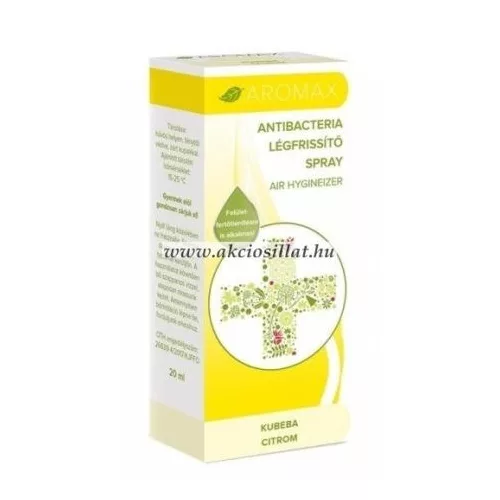 Aromax légfrissítő spray kubeba-citrom 20 ml