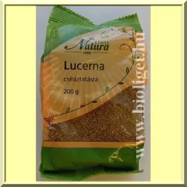 Natura csíráztatásra lucerna 200 g - bio és új hullámos étkezés