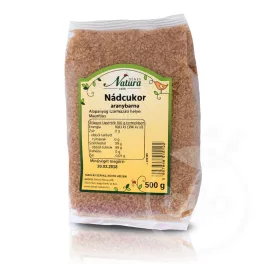 Natura nádcukor aranybarna 500 g - bio és új hullámos étkezés