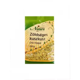 Natura zöldséges kuszkusz chia maggal 250g - bio és új hullámos étkezés