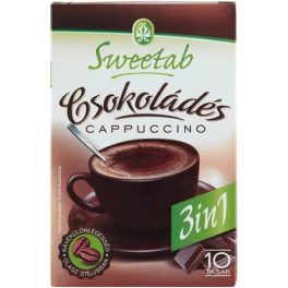 Sweetab cappuccino por csokis 10db 100 g - bio és új hullámos étkezés