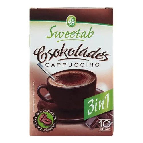Sweetab cappuccino por csokis 10db 100 g
