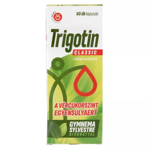 Trigotin classic gymnema sylvestre kivonat vércukorszint egyensúlyért étrendkiegészítő kapszula 60 db