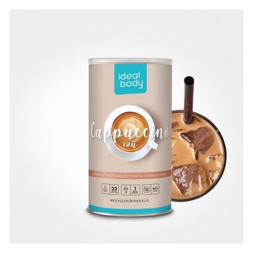 IdealBody Fogyókúrás Italpor Capuccino 525 g (Turbó Diéta)