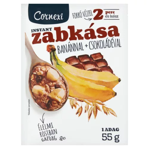 Cornexi zabkása banánnal, csokival 55 g