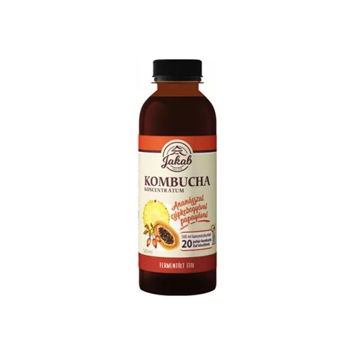 Kombucha tea koncentrátum ananász csipkebogyó papaya 500 ml
