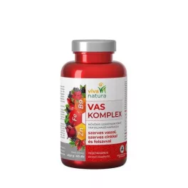 Viva natura vas komplex szerves vassal, cinkkel és folsavval kapszula 60 db - bio és vegán étrendkiegészítők