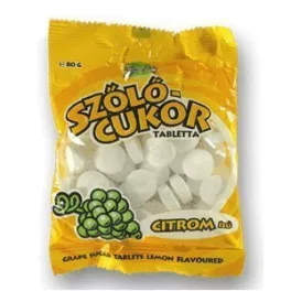Házisweets szőlőcukor citromos 80 g - bio és új hullámos étkezés