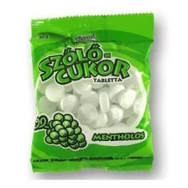Házisweets szőlőcukor mentolos 80 g - bio és új hullámos étkezés