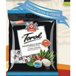 Dr.torok keménycukor töltött eukaliptusz -mentol 75 g - bio és új hullámos étkezés