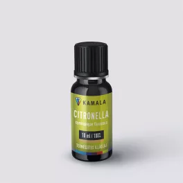 Kamala 100% tisztaságú illóolaj citronella 10 ml - aromaterápiához és wellnesshez
