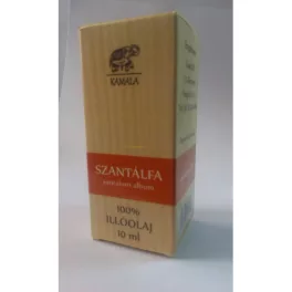 Kamala 100% tisztaságú illóolaj szantál 10 ml - aromaterápiához és wellnesshez