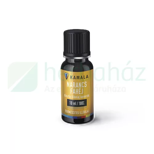 Kamala illóolaj narancs-fahéj 10 ml - aromaterápiához és wellnesshez