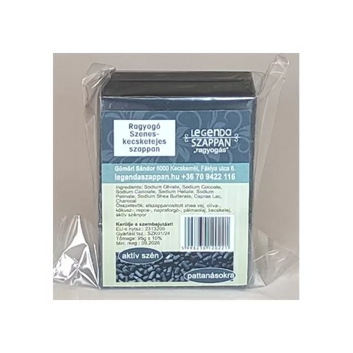 Legenda ragyogó szenes kecsketejes szappan 95 g