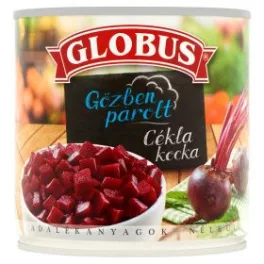 Globus cékla kocka konzerv 265 g 1 db - bio és új hullámos étkezés
